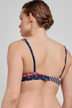 Gisela Top bikini capacidad reversible sin aro étnico