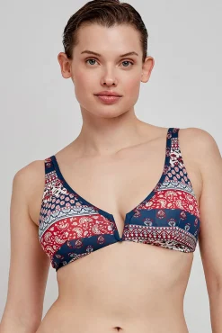 Gisela Top bikini capacidad reversible sin aro étnico