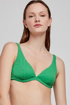 Gisela Top bikini capacidad sin relleno negro