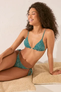 Women'secret Top bikini cortina print reversible