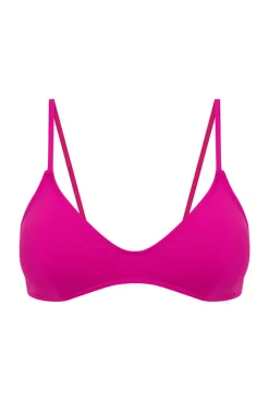 HI&BYE Top bikini escote V rosa