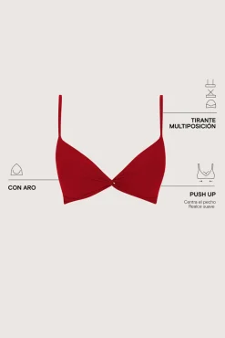 Women'secret Top bikini triangular sin aro