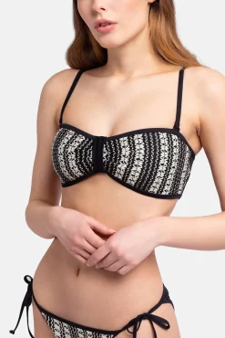 Dorina Top de bikini bandeau crochet