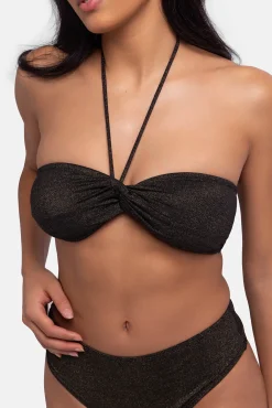 Dorina Top de bikini bandeau lúrex