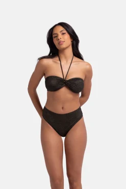 Dorina Top de bikini bandeau lúrex