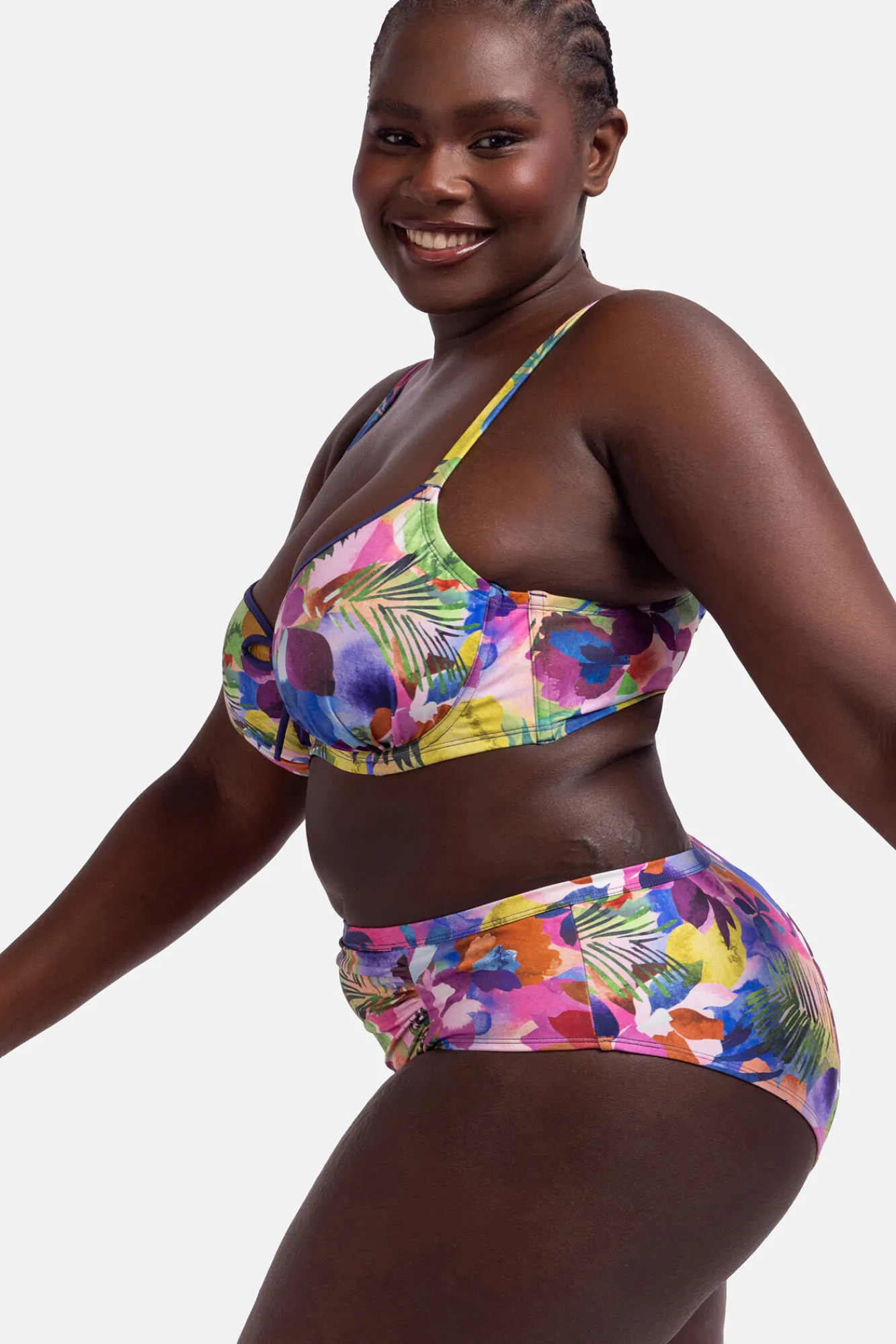 Dorina Top de bikini con aro flores