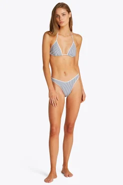 Tommy Hilfiger Top de bikini triangular rayas