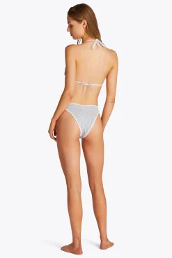 Tommy Hilfiger Top de bikini triangular rayas