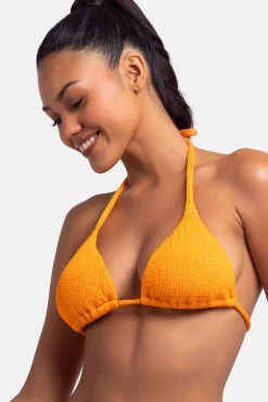 Dorina Top de bikini triangular naranja