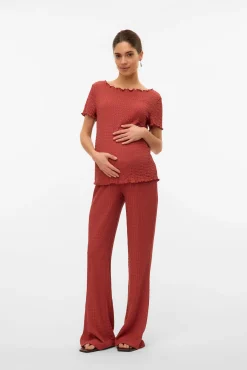 Mamalicious Top de manga corta maternity