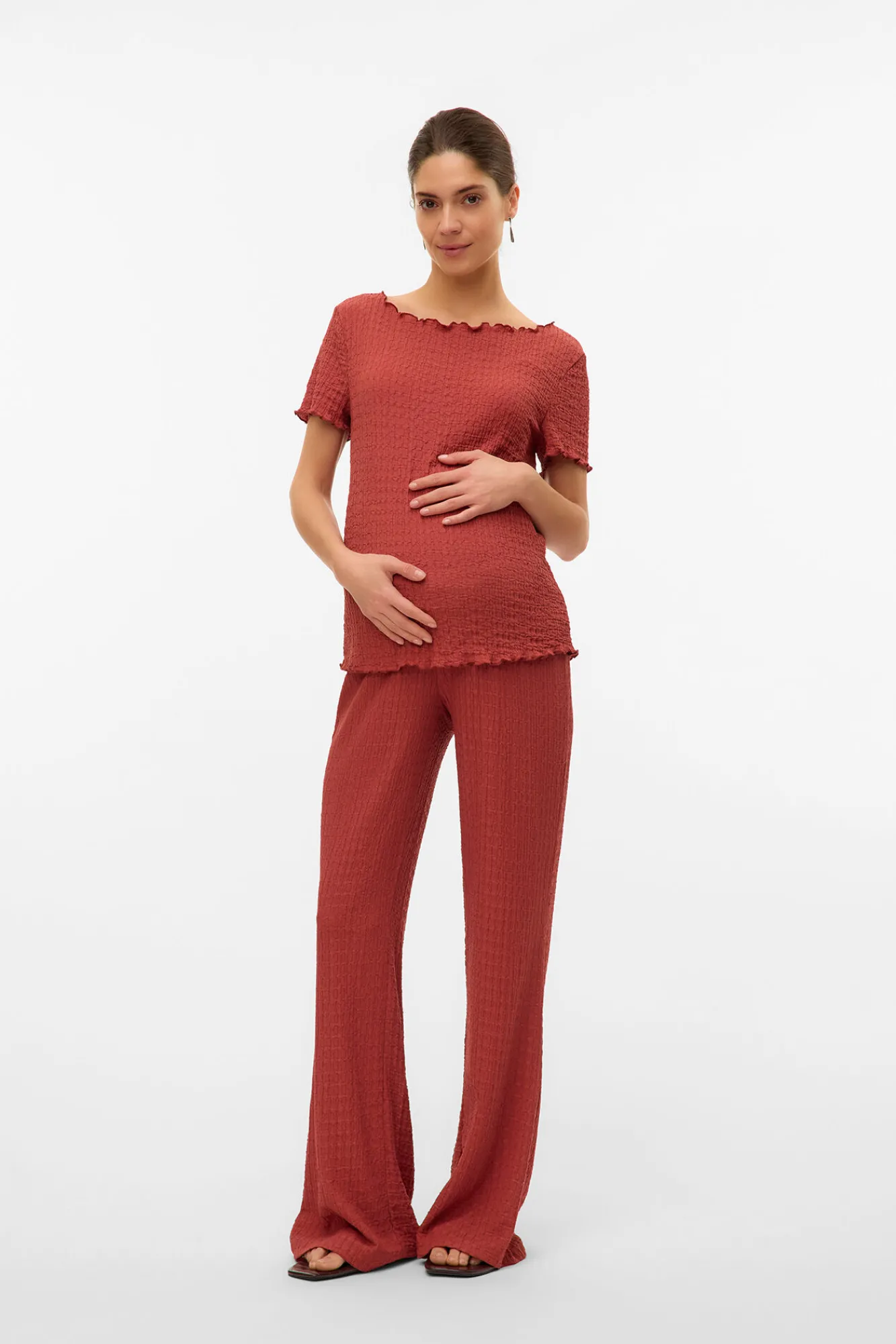Mamalicious Top de manga corta maternity