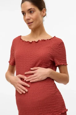 Mamalicious Top de manga corta maternity