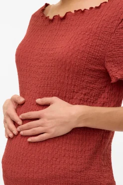 Mamalicious Top de manga corta maternity