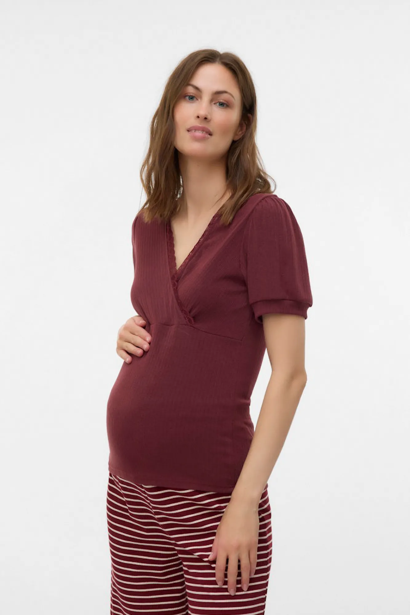 Mamalicious Top de manga corta maternity y lactancia