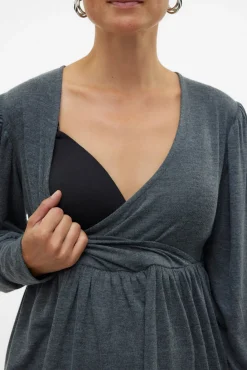 Mamalicious Top de manga larga maternity y lactancia