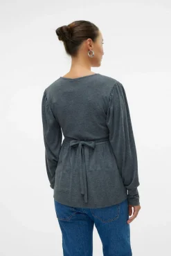 Mamalicious Top de manga larga maternity y lactancia