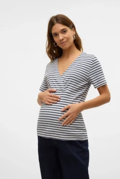 Mamalicious Top de punto maternity lactancia