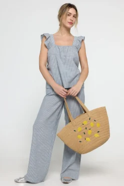 Pieces Top de tirantes con volante