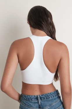HI&BYE Top deportivo seamless canalé