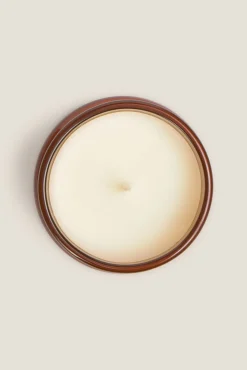 Textura Vela aromática raiz de naranjo