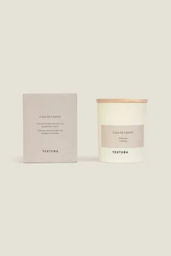 Textura Vela perfumada afrutada