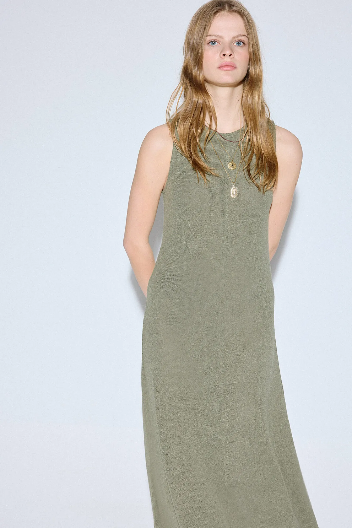 Slowlove Vestido básico estructura