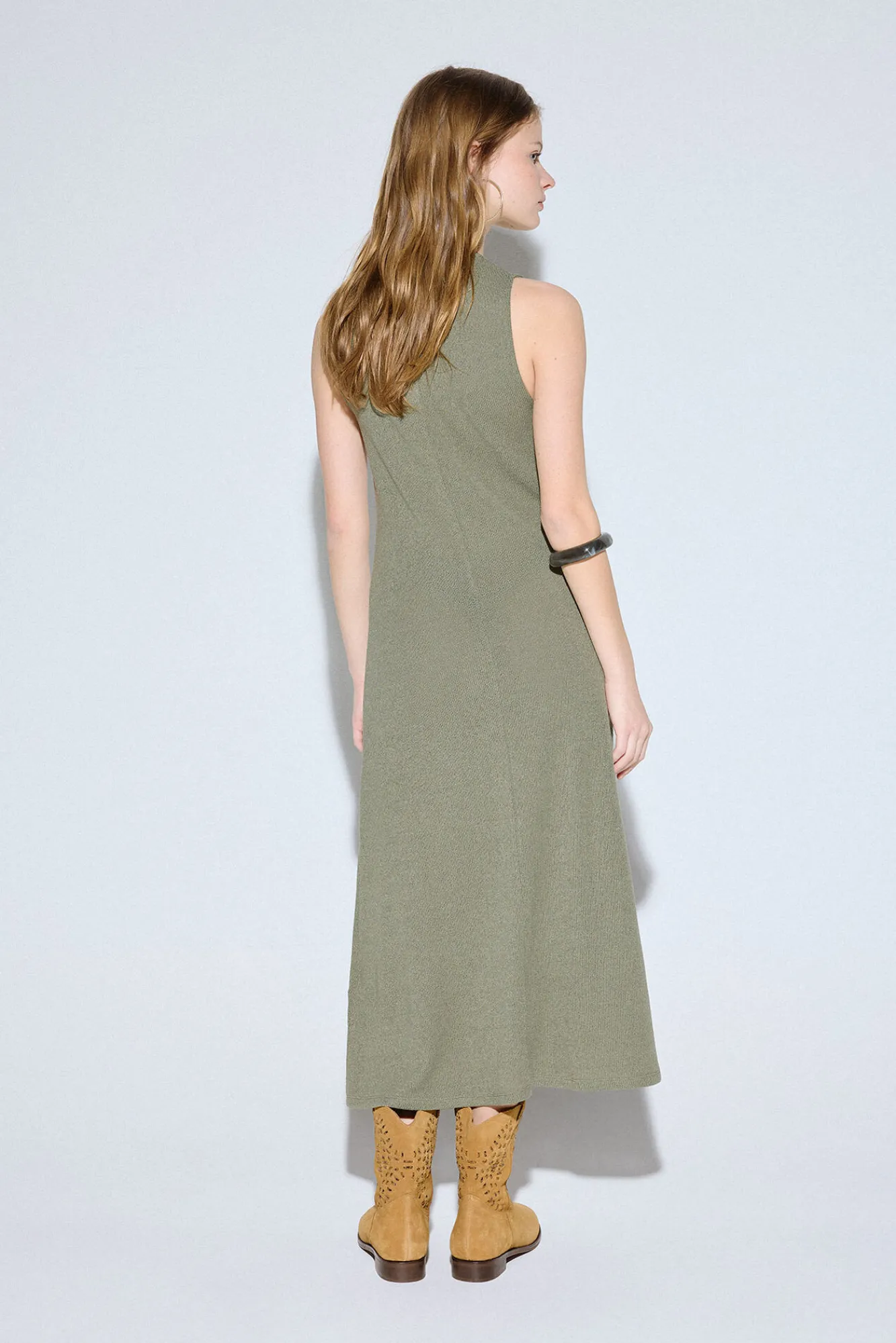 Slowlove Vestido básico estructura