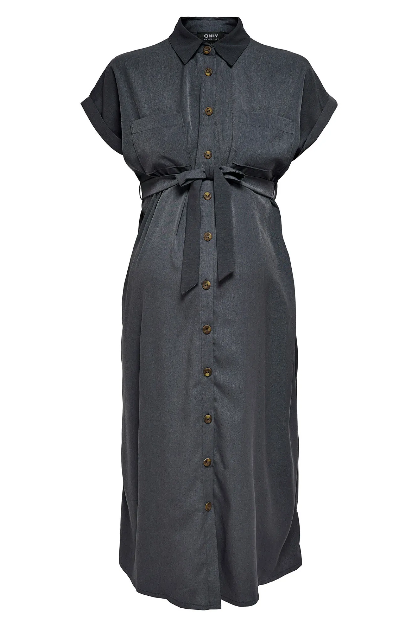 Only Maternity Vestido camisero liso maternity