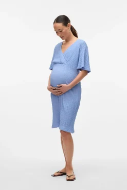 Mamalicious Vestido corto de manga corta maternity y lactancia