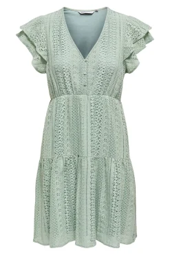 Only Vestido corto manga corta