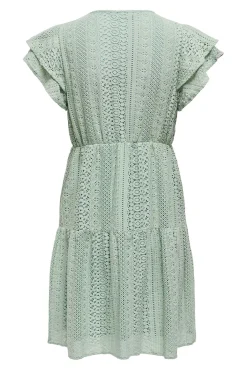 Only Vestido corto manga corta