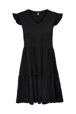 Only Vestido corto manga corta