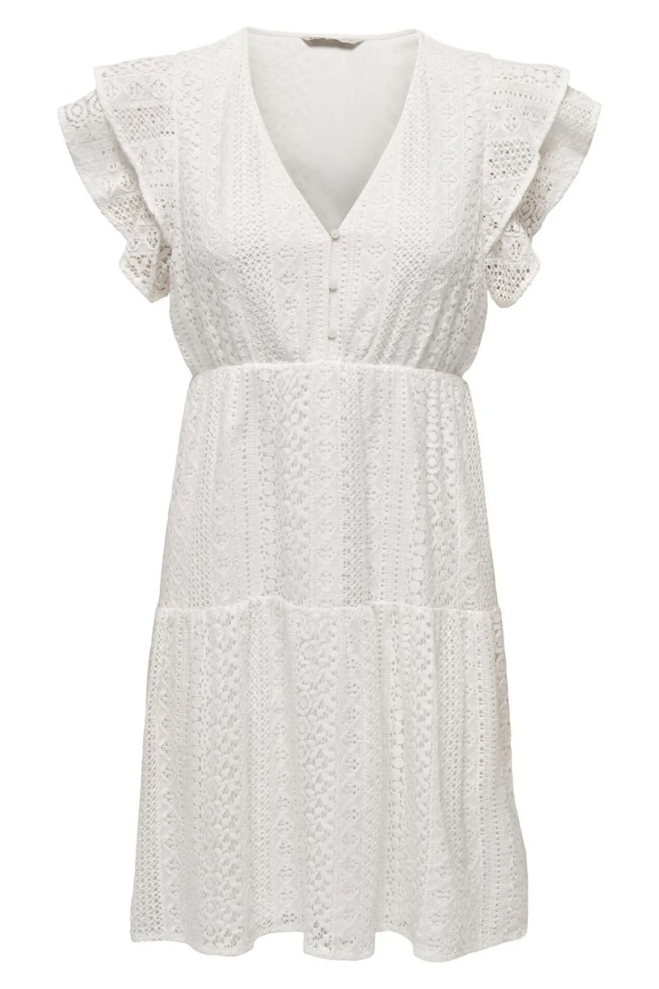 Only Vestido corto manga corta