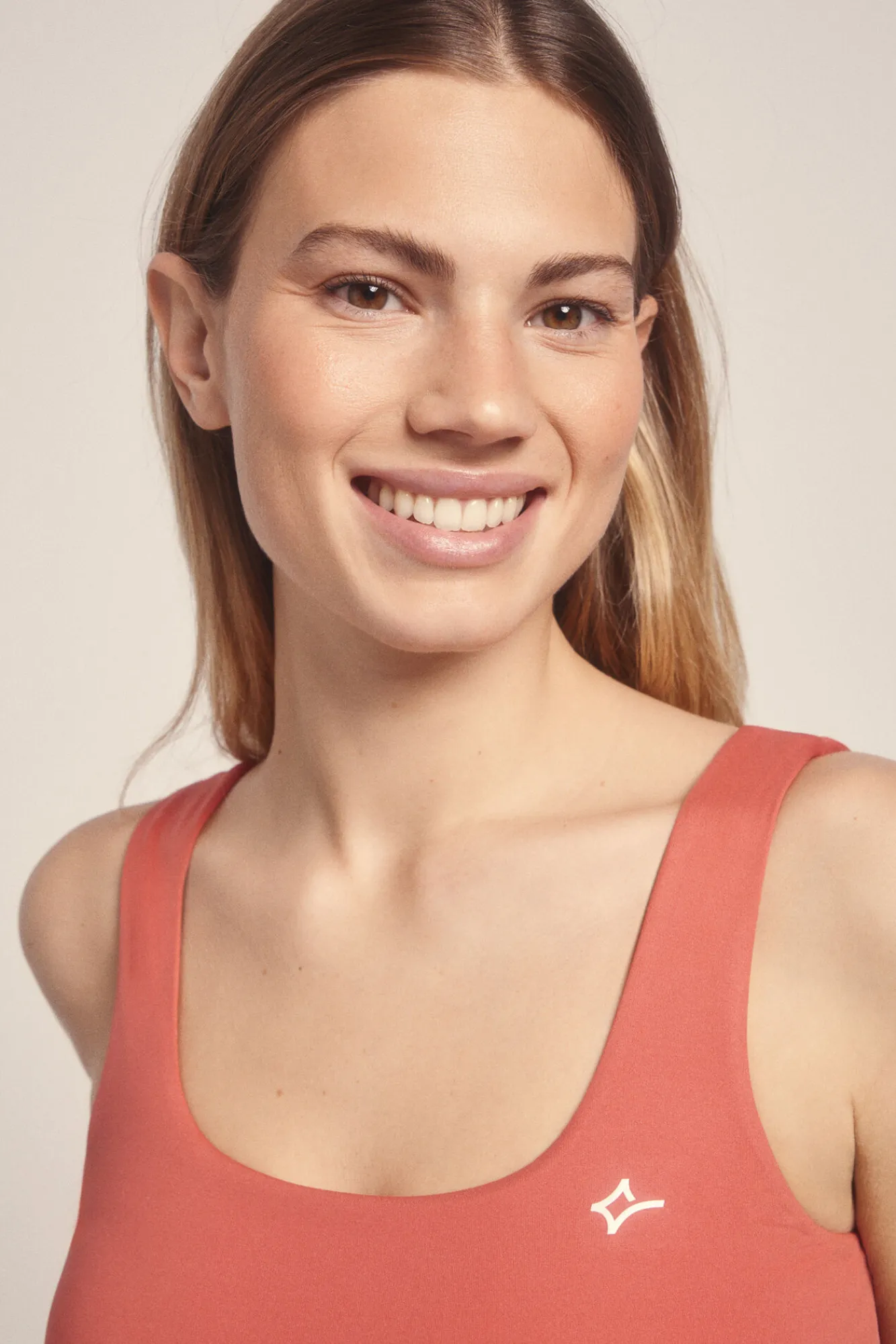 Dash and Stars Vestido corto tirantes coral