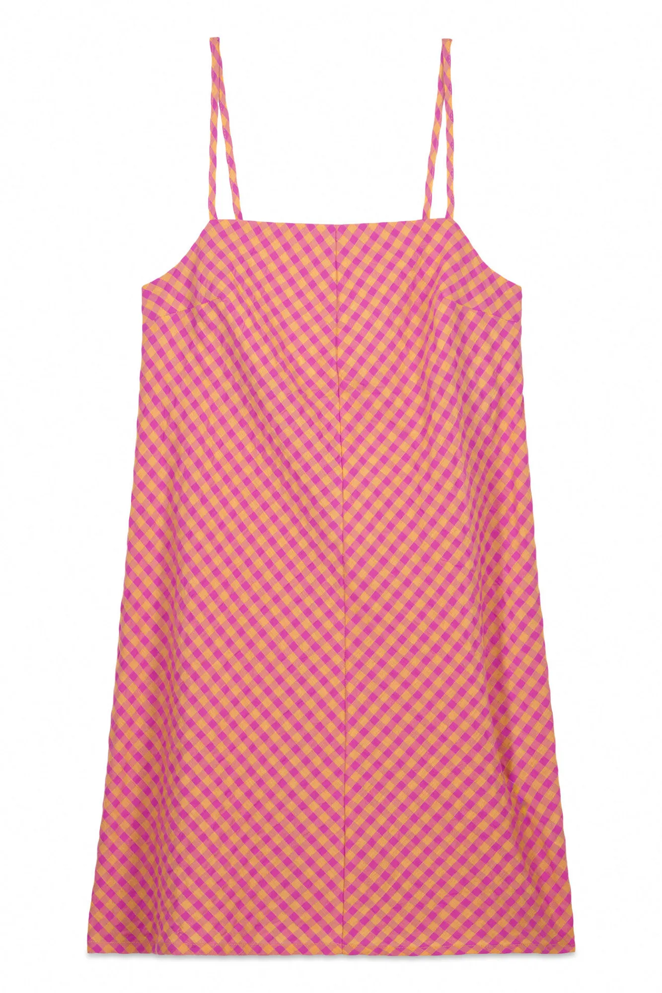 Women'secret Vestido corto tirantes cuadros vichy