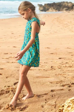 Crianças Gocco Vestido de flores con lazo