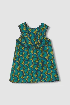 Crianças Gocco Vestido de flores con lazo