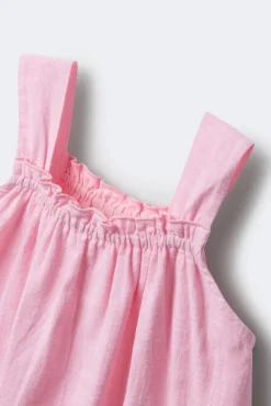 Crianças Springfield Kids Vestido dip dye rosa niña