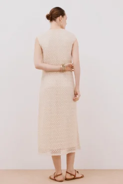 Cortefiel Vestido halter estructura lurex