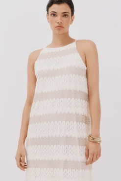 Cortefiel Vestido halter estructura