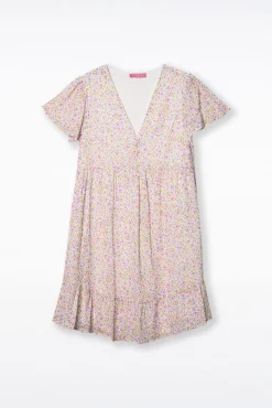 Ohma! Vestido lactancia estampado con botones