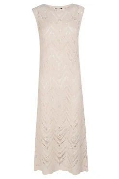 Cortefiel Vestido largo crochet