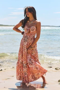 Jaase Vestido largo estampado Bambi