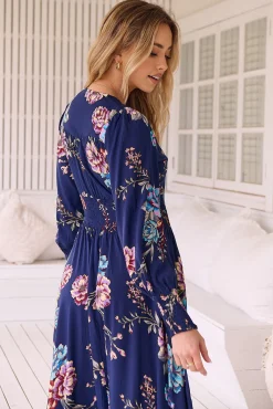 Jaase Vestido largo estampado Indiana