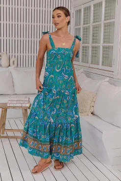 Jaase Vestido largo estampado Marley