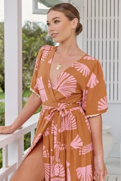 Jaase Vestido largo estampado Maddi