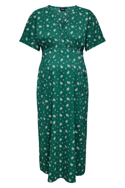 Only Maternity Vestido largo fluido manga corta maternity y lactancia