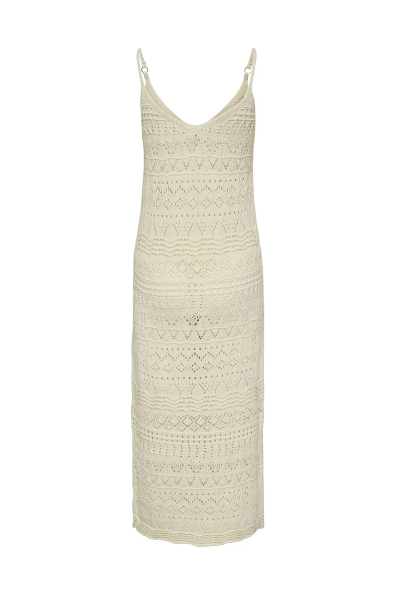Only Vestido midi crochet