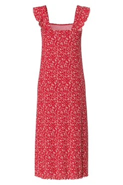 Pieces Vestido midi de flores