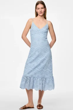 Pieces Vestido midi de tirantes
